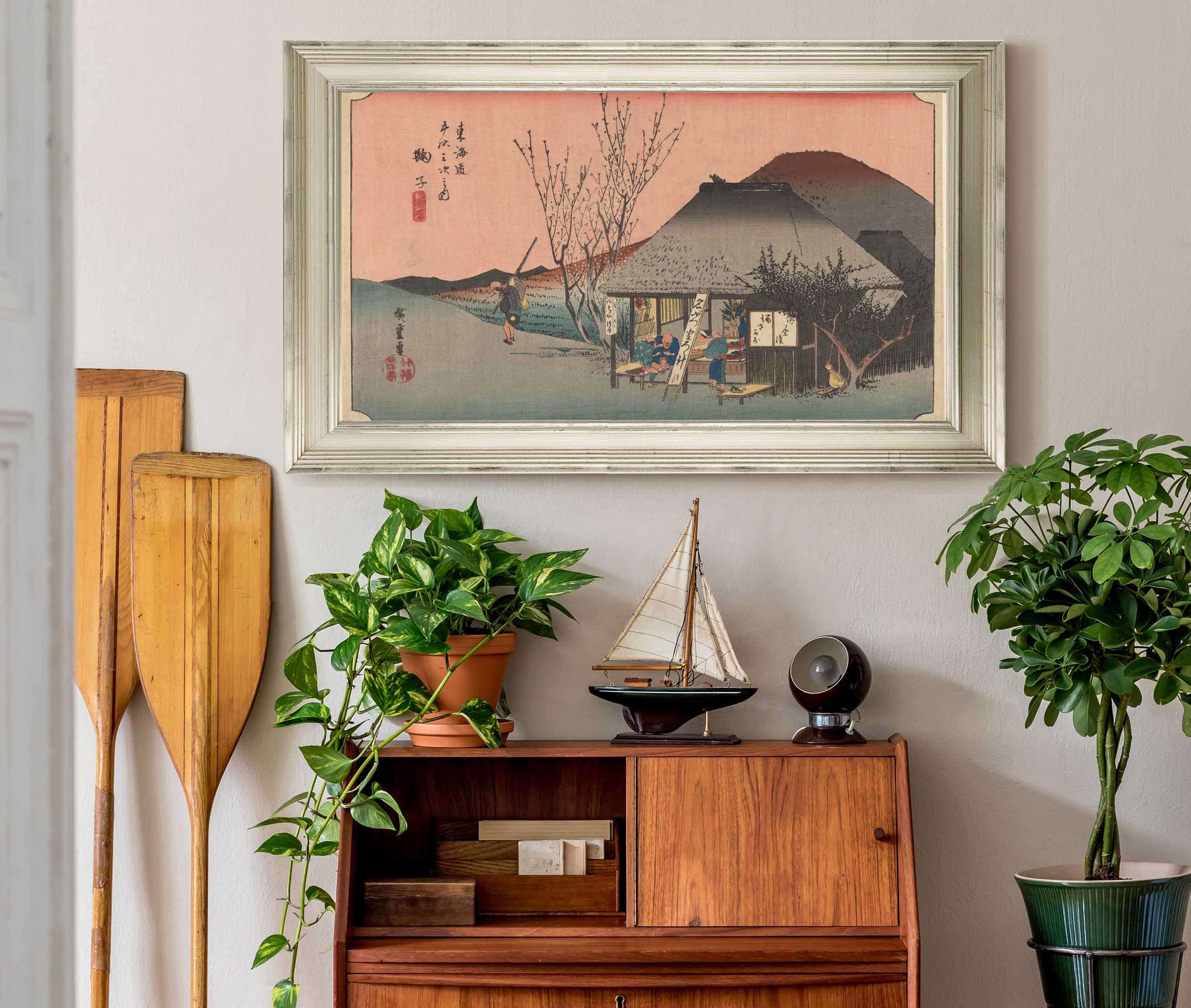 Maruko Famous Tea Shop Meibutsu Cha Mise   by Ando Hiroshige