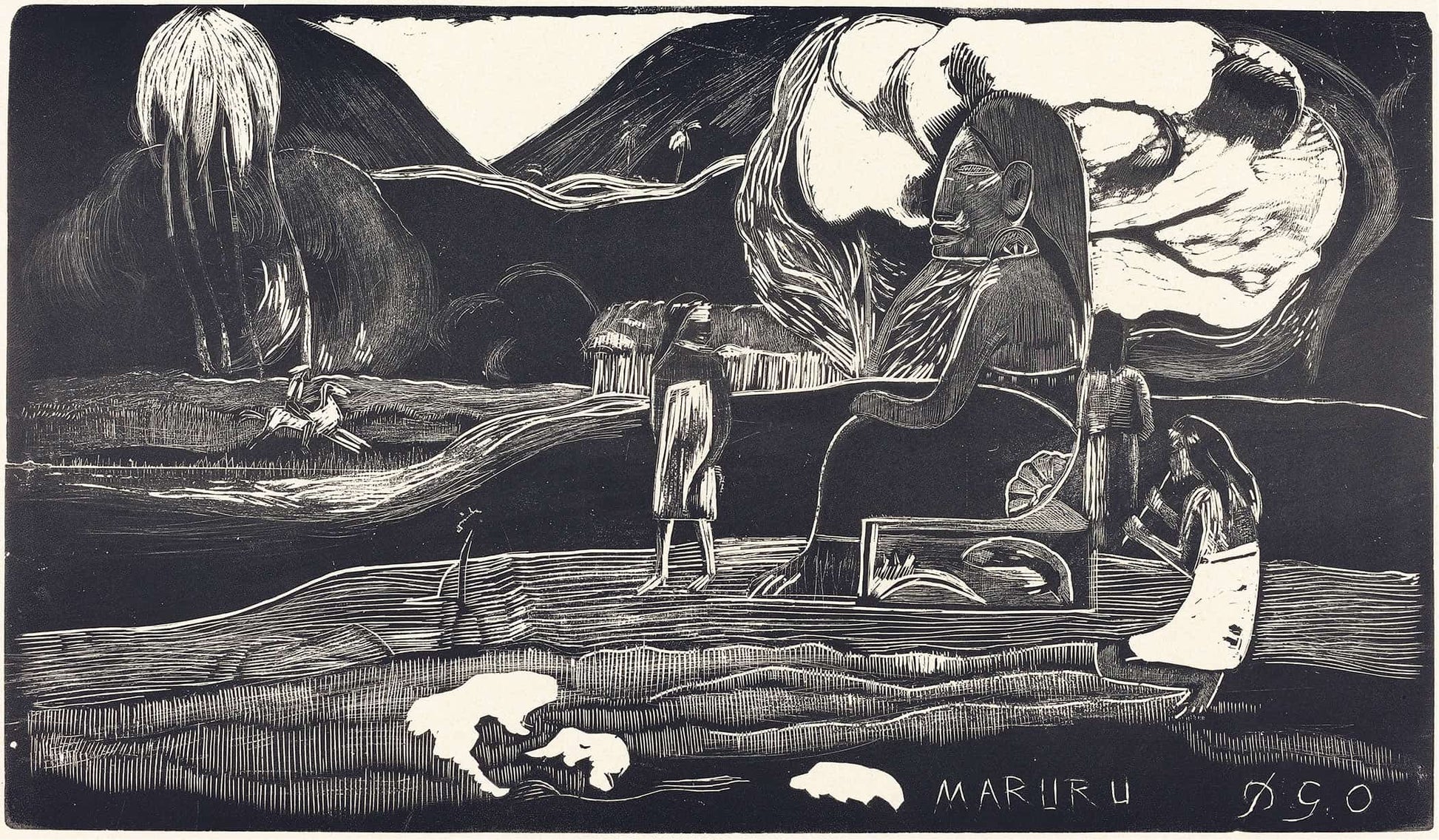 Maruru Thank You by Paul Gauguin