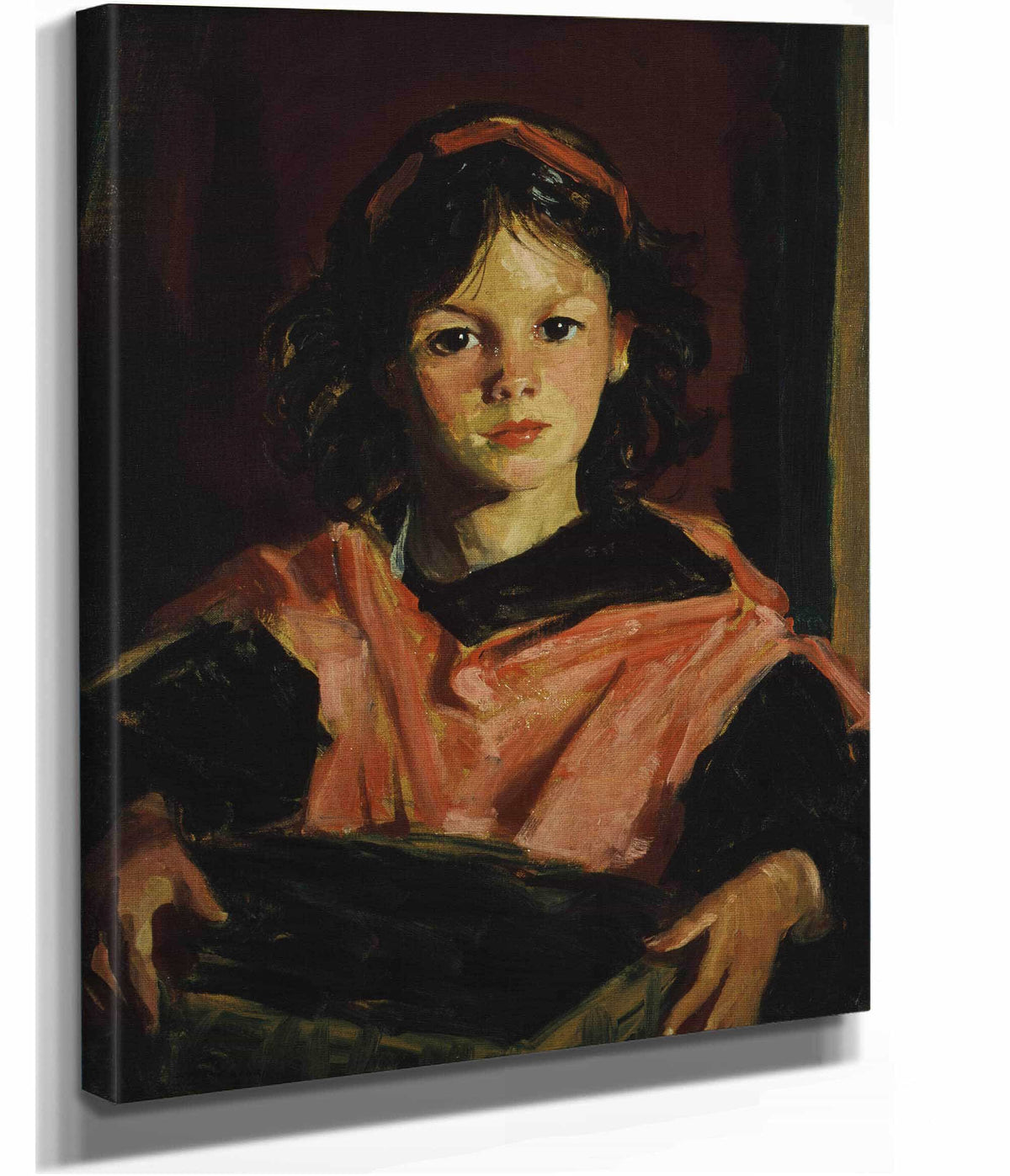 Mary Ann With Her Basket by Robert Henri