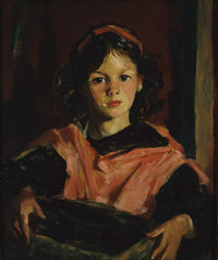 Mary Ann With Her Basket by Robert Henri