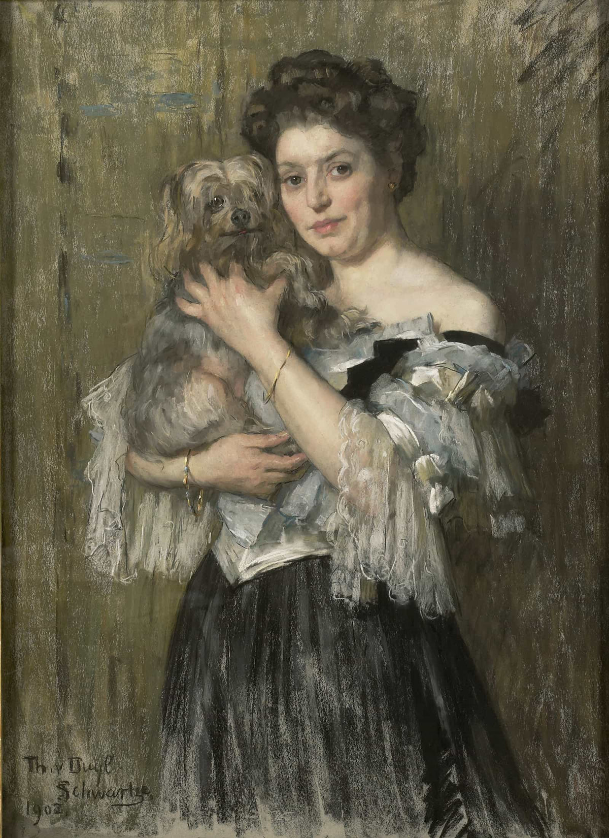 Mary Catherine Josephine Jordan  Wife Of The Painter George Hendrik Breitner by Therese Schwartze