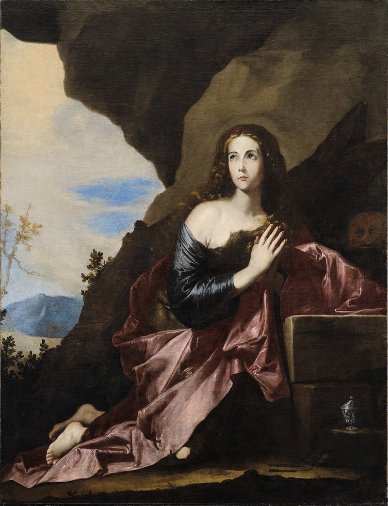Mary Magdalene Penitent by Jusepe De Ribera