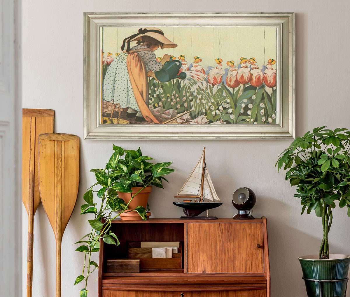 Mary Mary Quite Contrary How Does Your Garden Grow by Jessie Willcox Smith