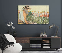 Mary Mary Quite Contrary How Does Your Garden Grow by Jessie Willcox Smith