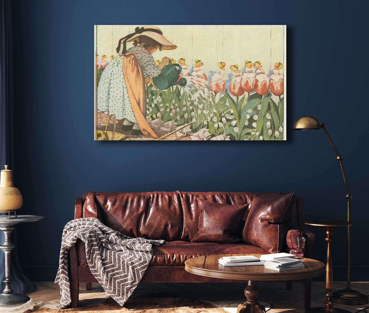 Mary Mary Quite Contrary How Does Your Garden Grow by Jessie Willcox Smith