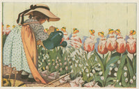 Mary Mary Quite Contrary How Does Your Garden Grow by Jessie Willcox Smith
