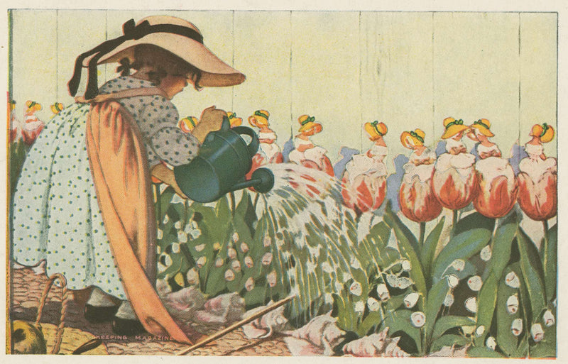 Mary Mary Quite Contrary How Does Your Garden Grow by Jessie Willcox Smith