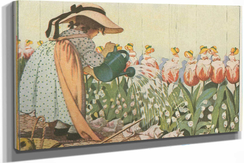 Mary Mary Quite Contrary How Does Your Garden Grow by Jessie Willcox Smith