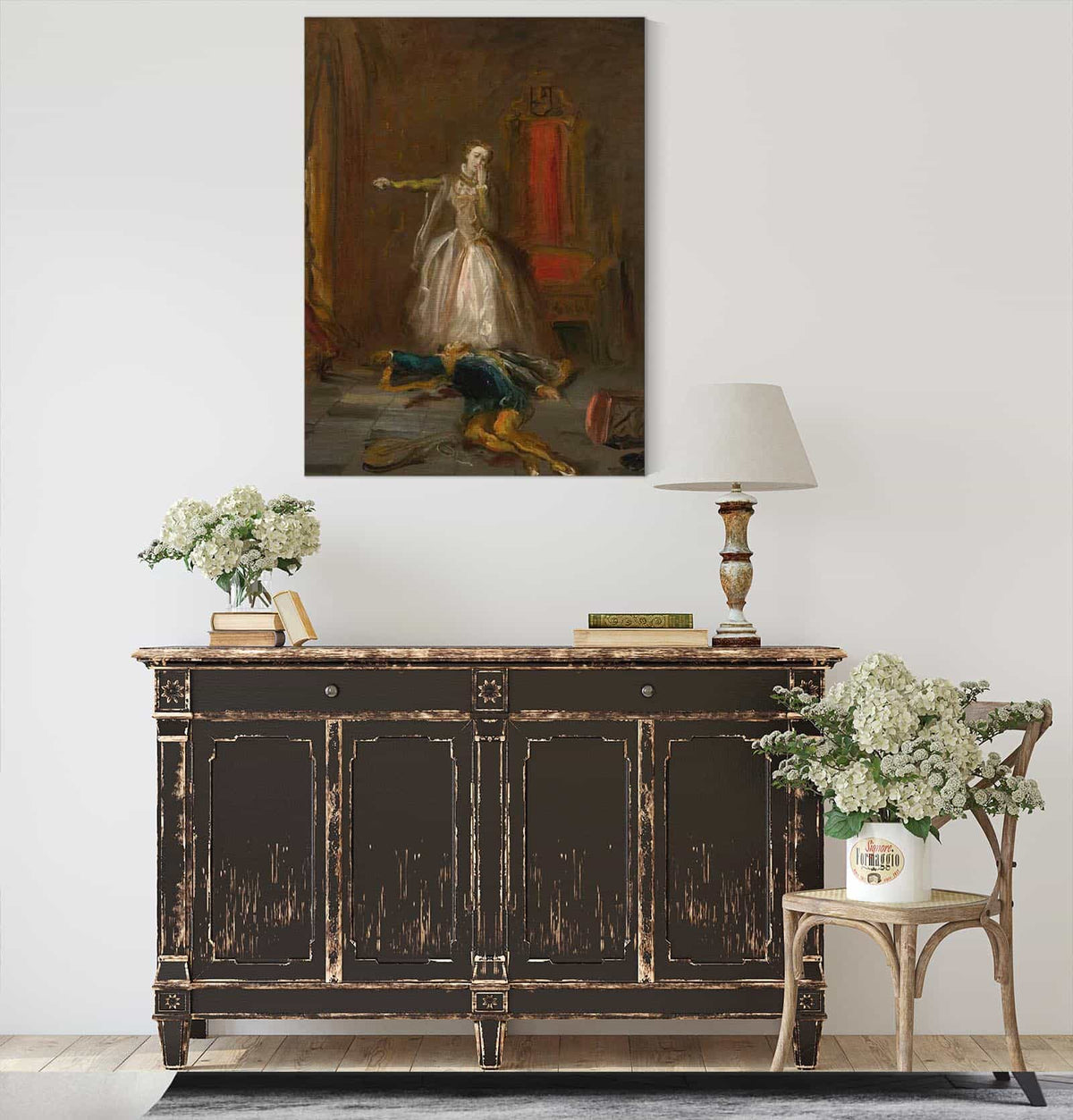 Mary Stuart Swearing Revenge by Theodore Chasseriau