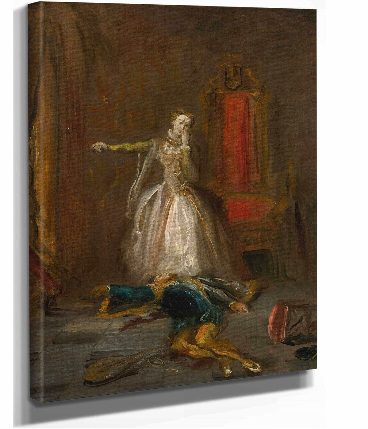 Mary Stuart Swearing Revenge by Theodore Chasseriau