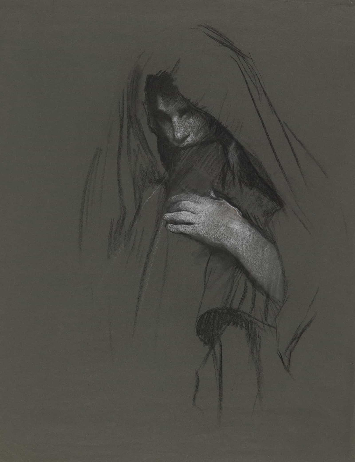 Mary The Wife Of Cleophas Study For The Three Marys by Edwin Austin Abbey