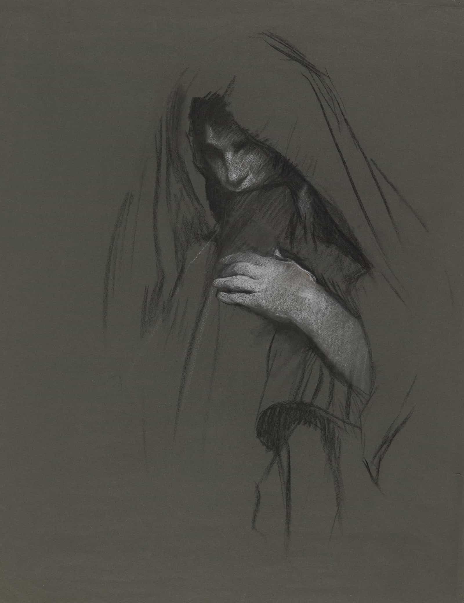 Mary The Wife Of Cleophas Study For The Three Marys by Edwin Austin Abbey