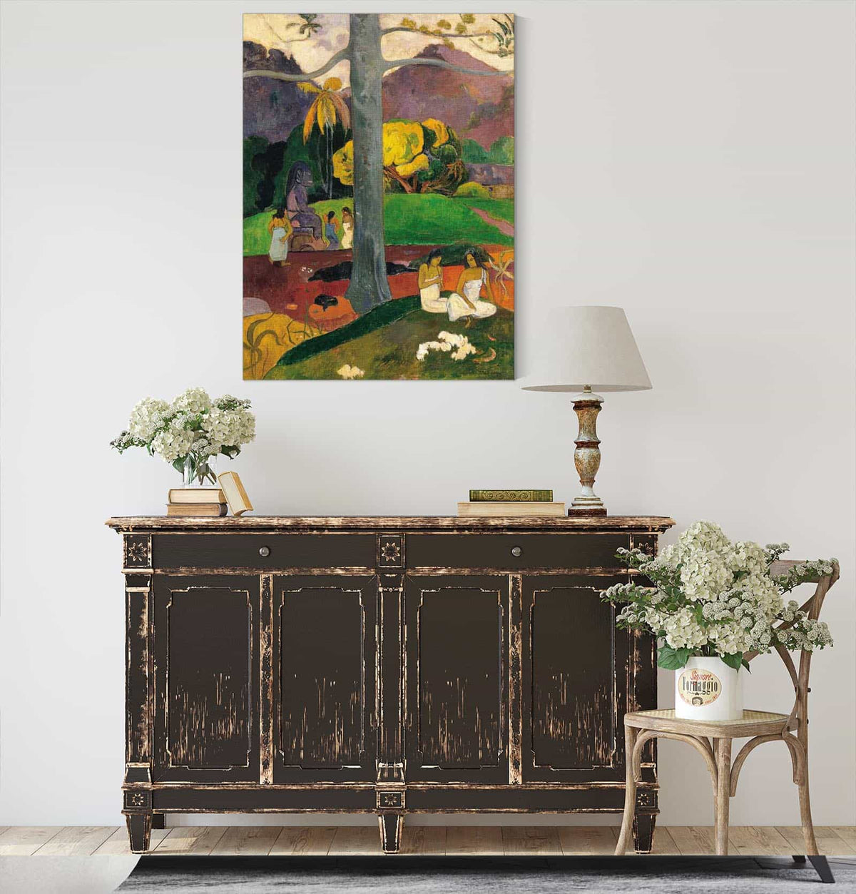 Mata Mua In Olden Times by Paul Gauguin