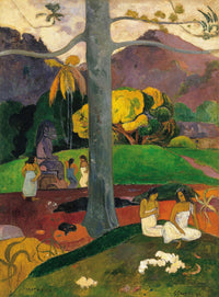 Mata Mua In Olden Times by Paul Gauguin