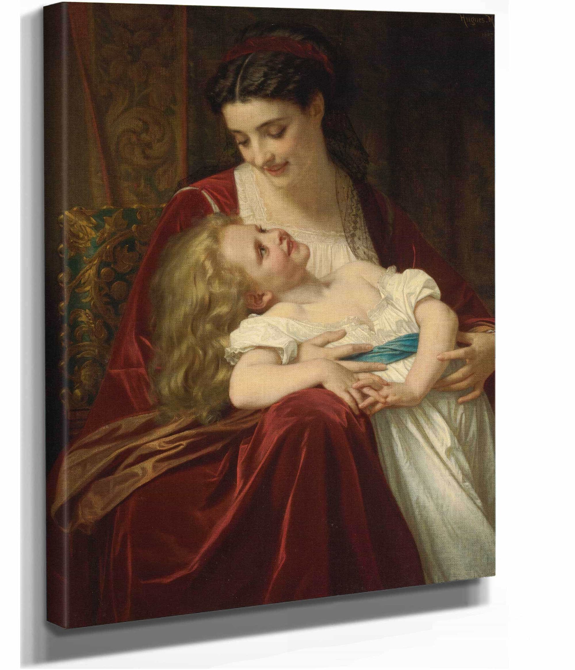 Maternal Affection by Hugues Merle