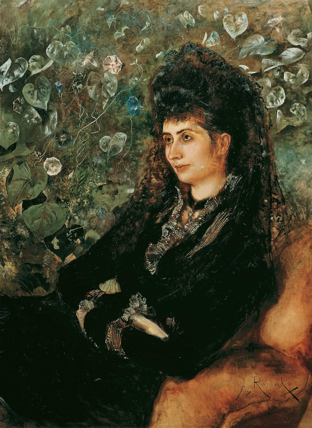 Mathilde Stern Geb Porges by Anton Romako
