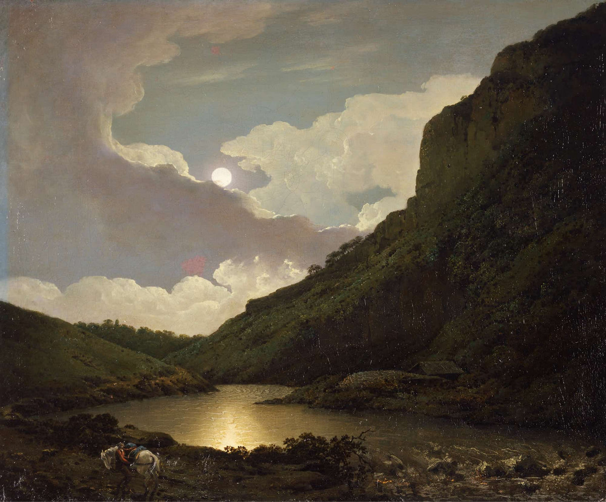 Matlock Tor By Moonlight by Joseph Wright Of Derby