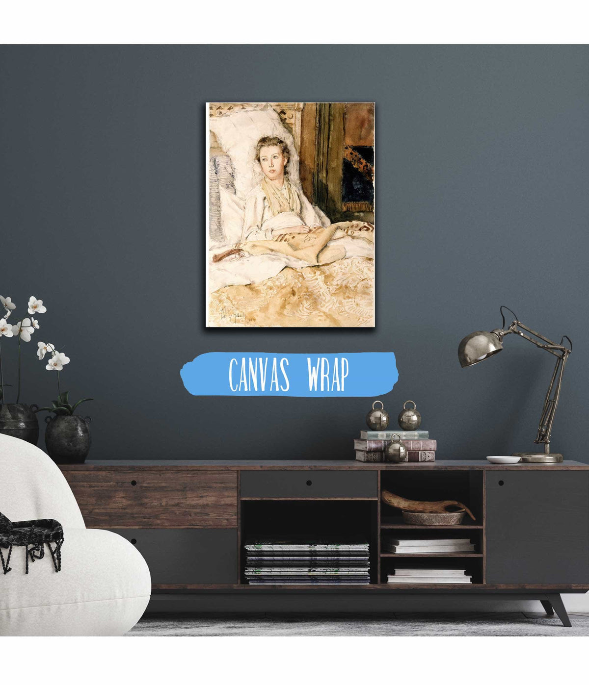 Maud Sewing by Childe Hassam