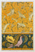 Poisson Et Algues Papier Peint Pigeon Et Pavots Bordure De Vitrail by Maurice Pillard Verneuil