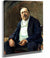 Portrait Of Alfred Von Berger by Max Liebermann