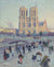 The Quai Saint Michel And Notre Dame by Maximilien Luce