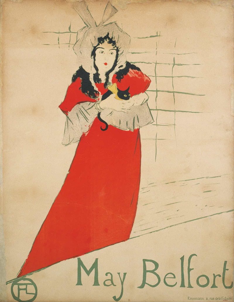 May Belfort by Henri De Toulouse Lautrec