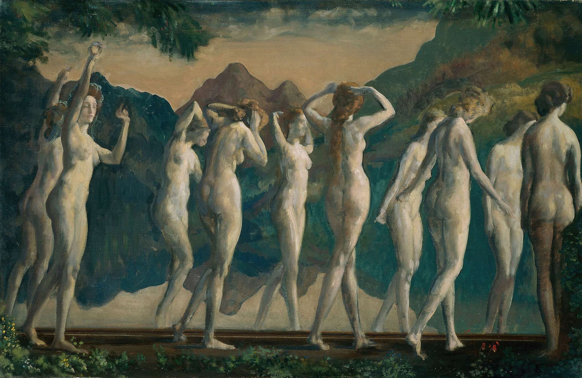 Maya Mirror Of Illusions by Arthur Bowen Davies