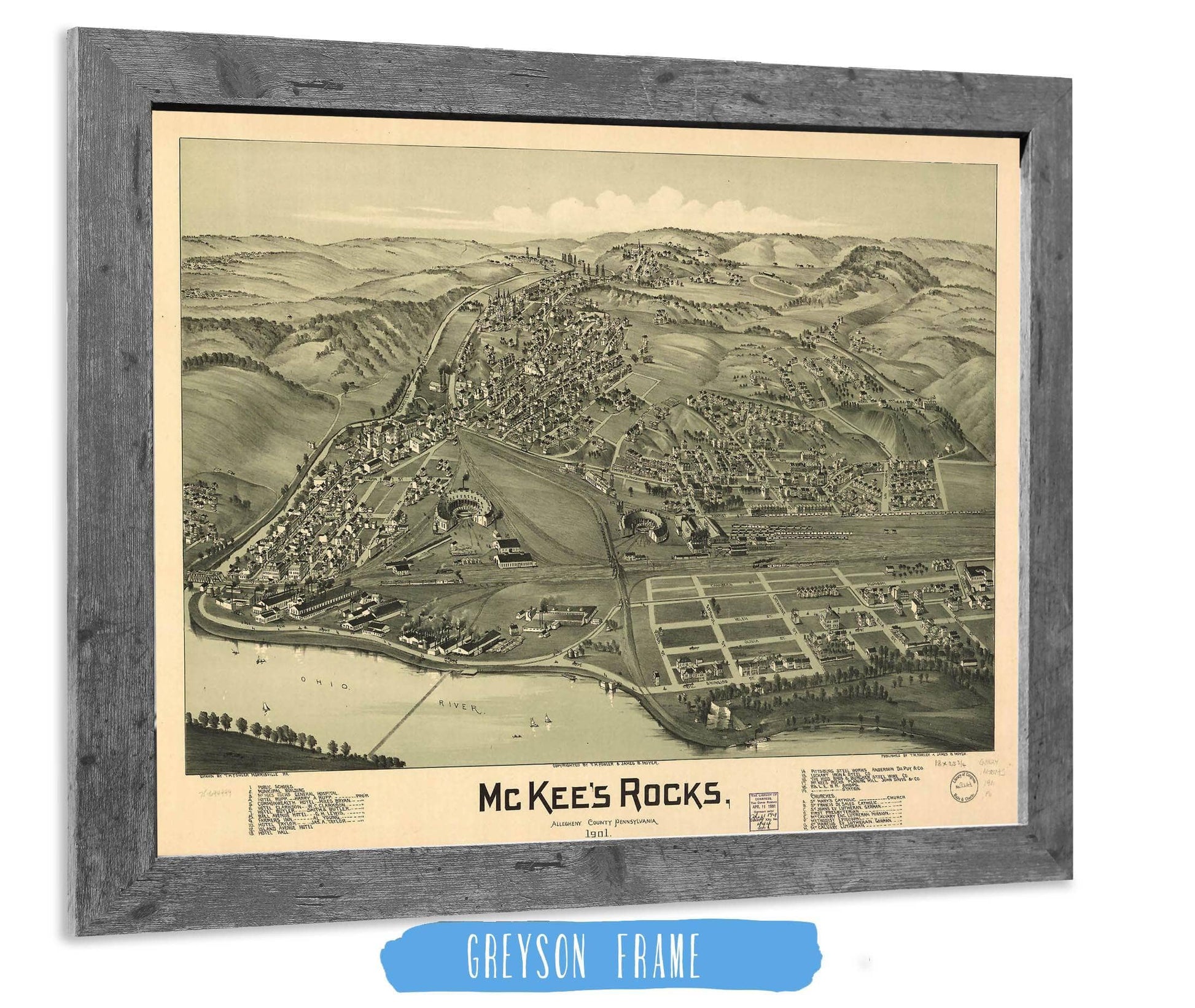 Mckees Rocks Allegheny County Pennsylvania 1901 State of Pennsylvania