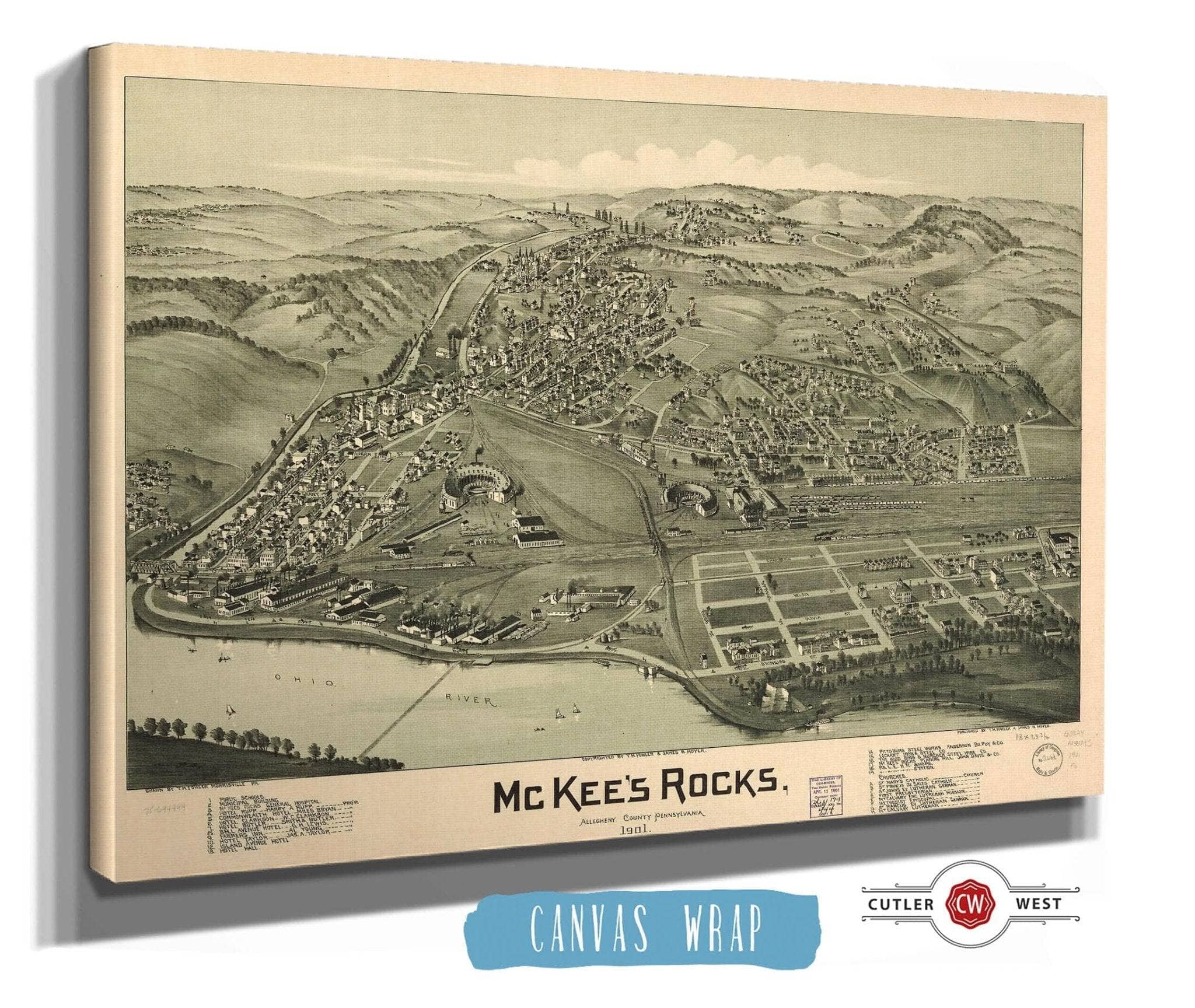 Mckees Rocks Allegheny County Pennsylvania 1901 State of Pennsylvania
