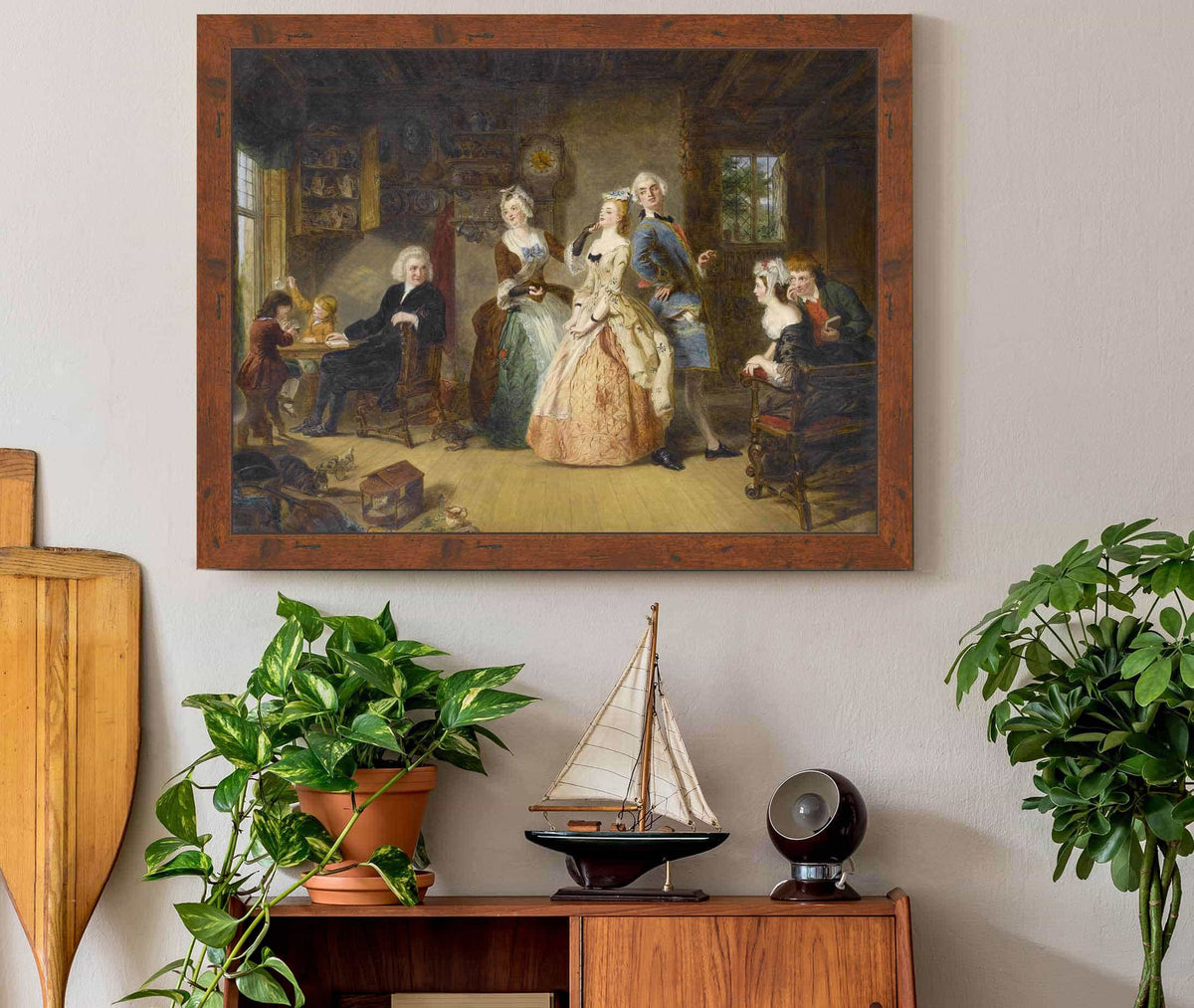 Measuring Heights by William Powell Frith