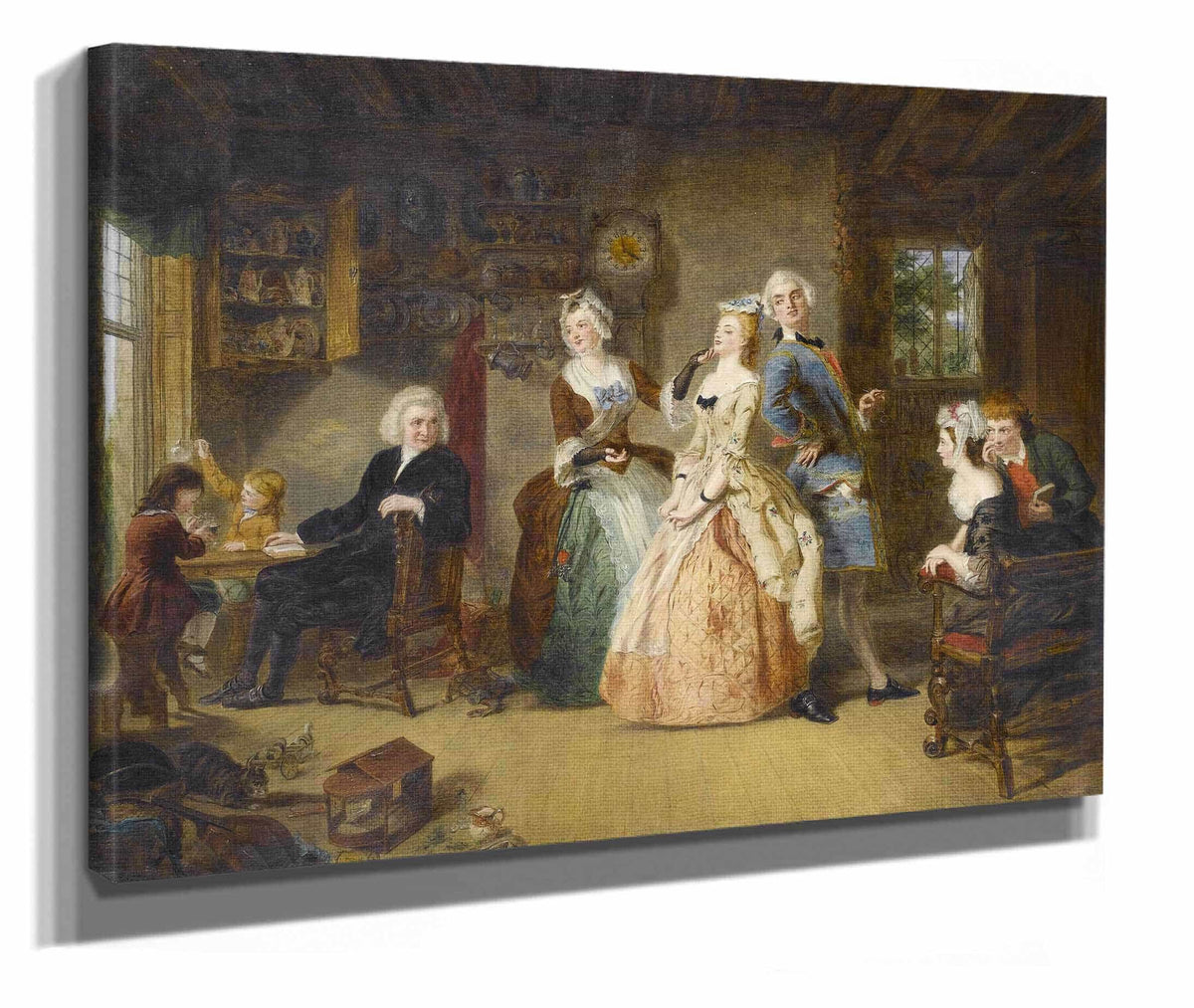 Measuring Heights by William Powell Frith