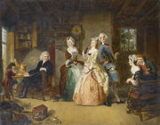 Measuring Heights by William Powell Frith