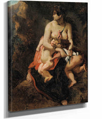 Medea About To Kill Her Children by Theodore Chasseriau