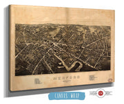 Medford Massachusetts  1880 State of Massachusetts