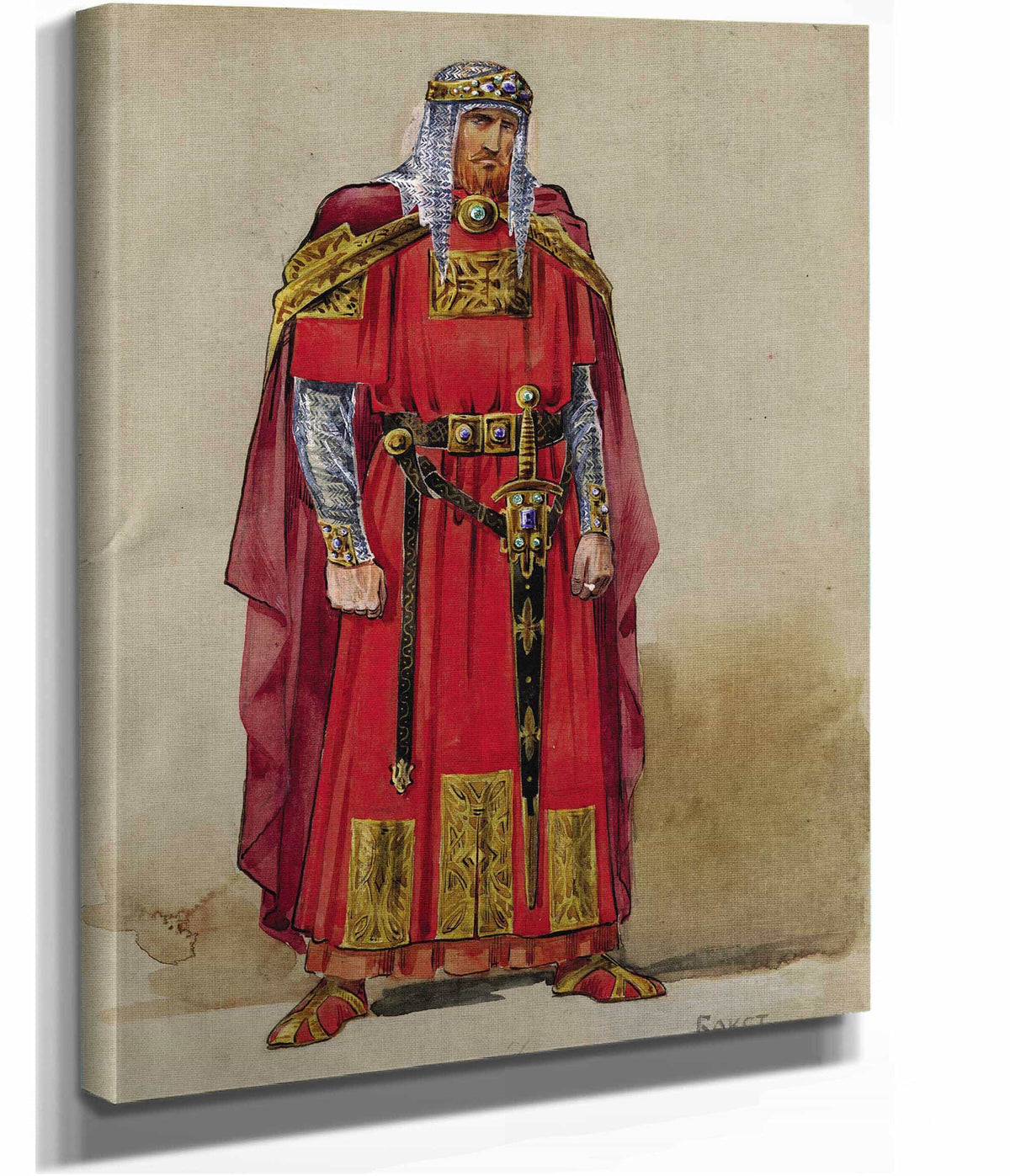 Medieval Prince by Leon Bakst