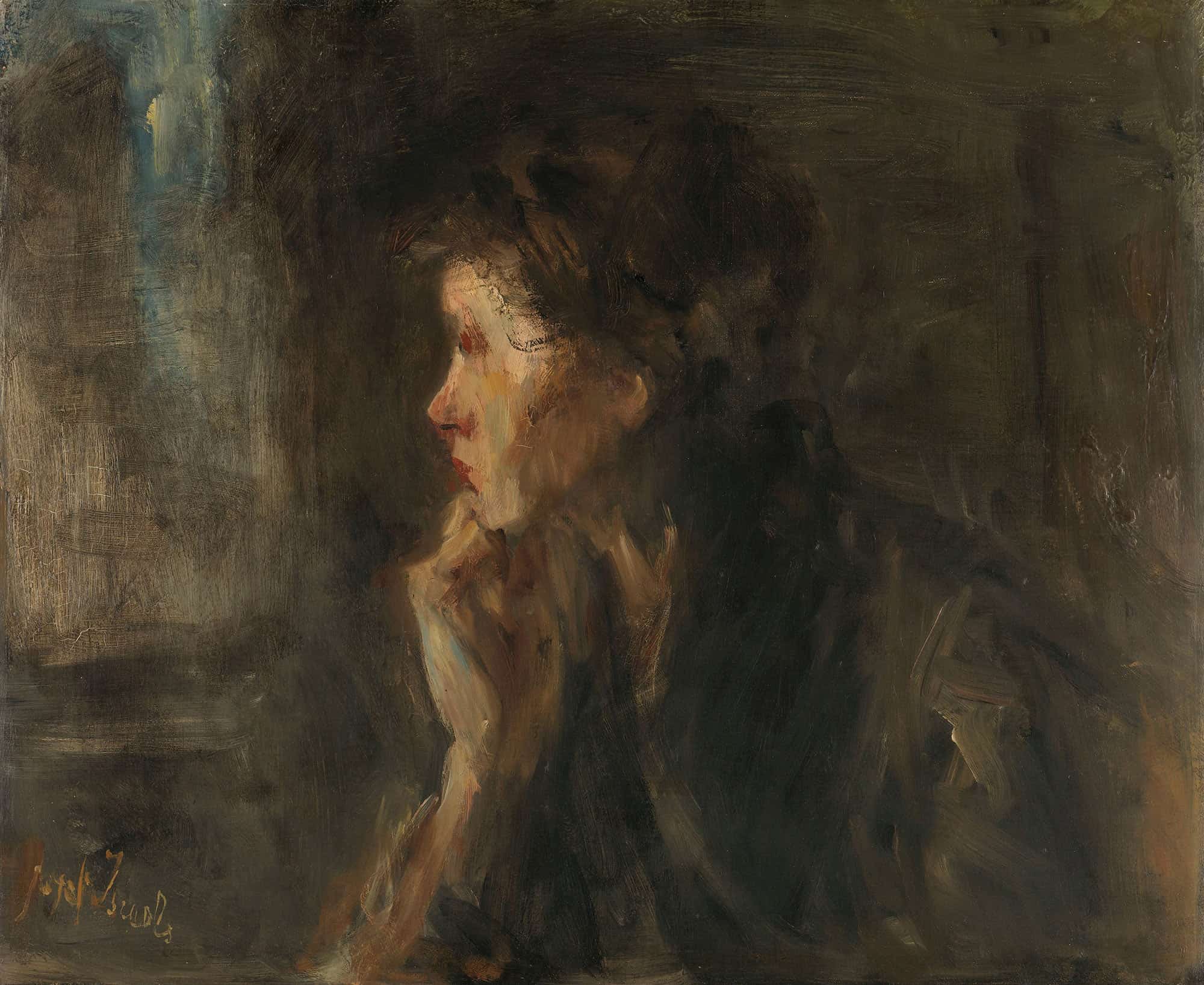 Meditation by Jozef Israels