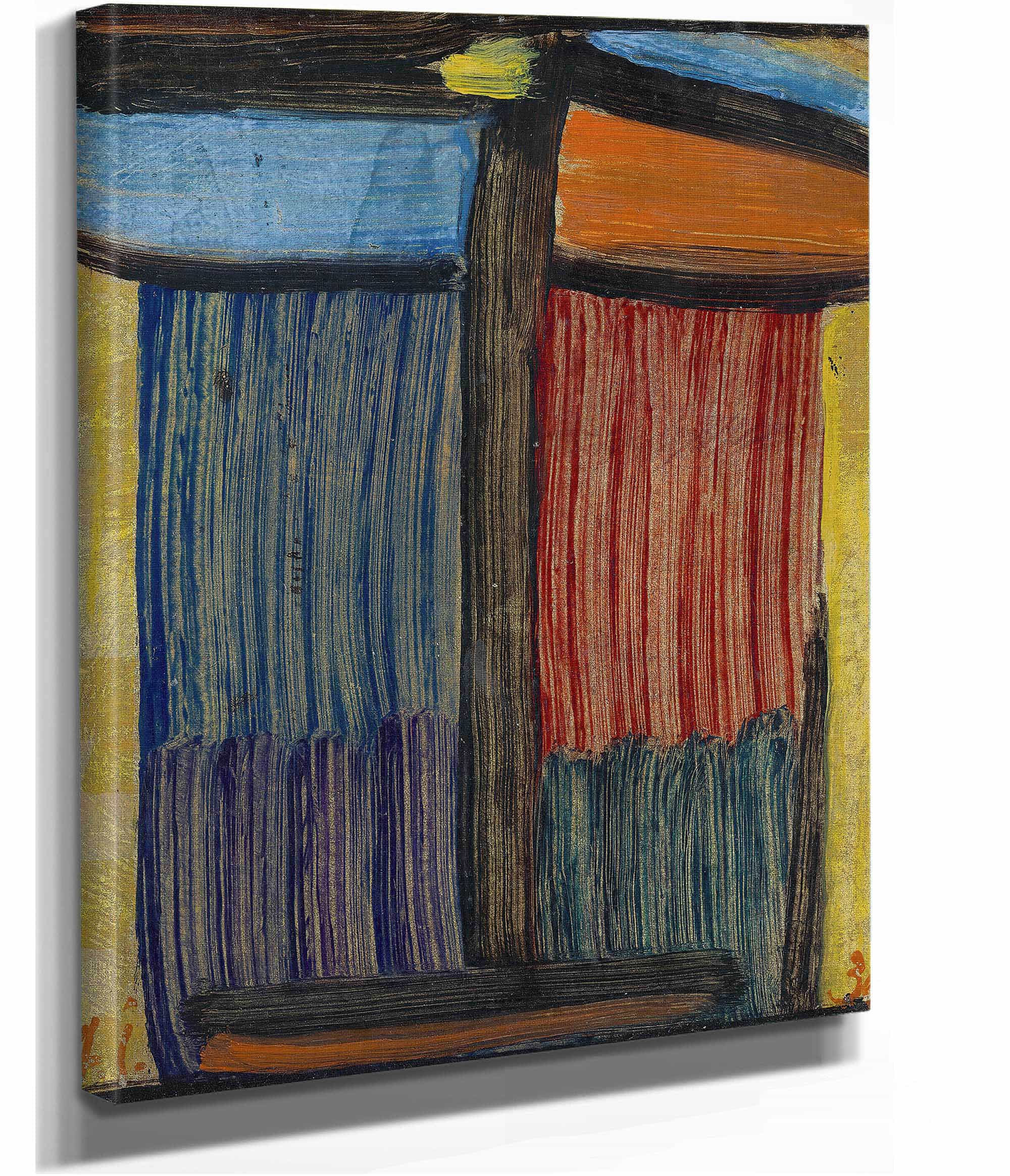 Meditation On A Gold Background by Alexej Von Jawlensky