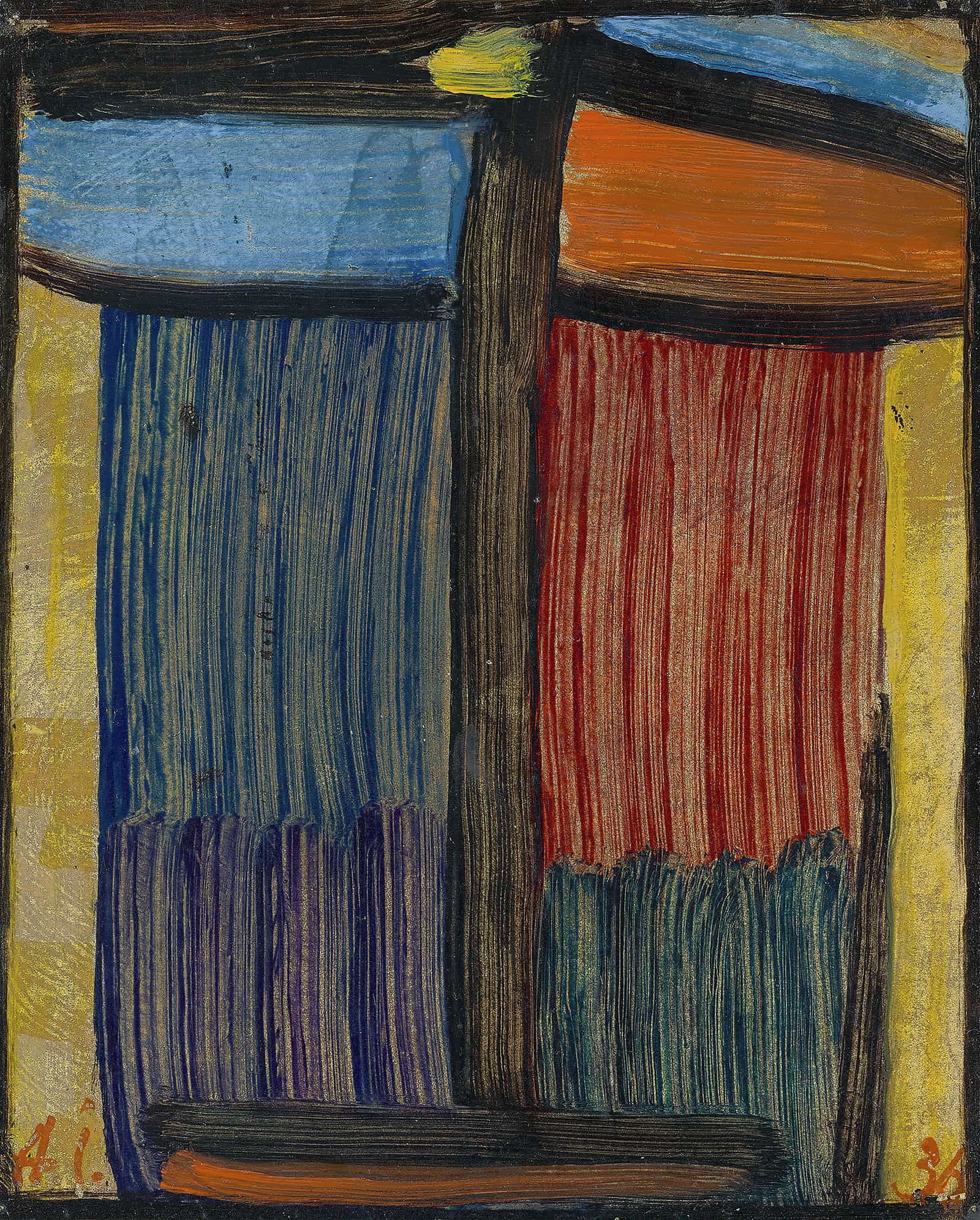 Meditation On A Gold Background by Alexej Von Jawlensky