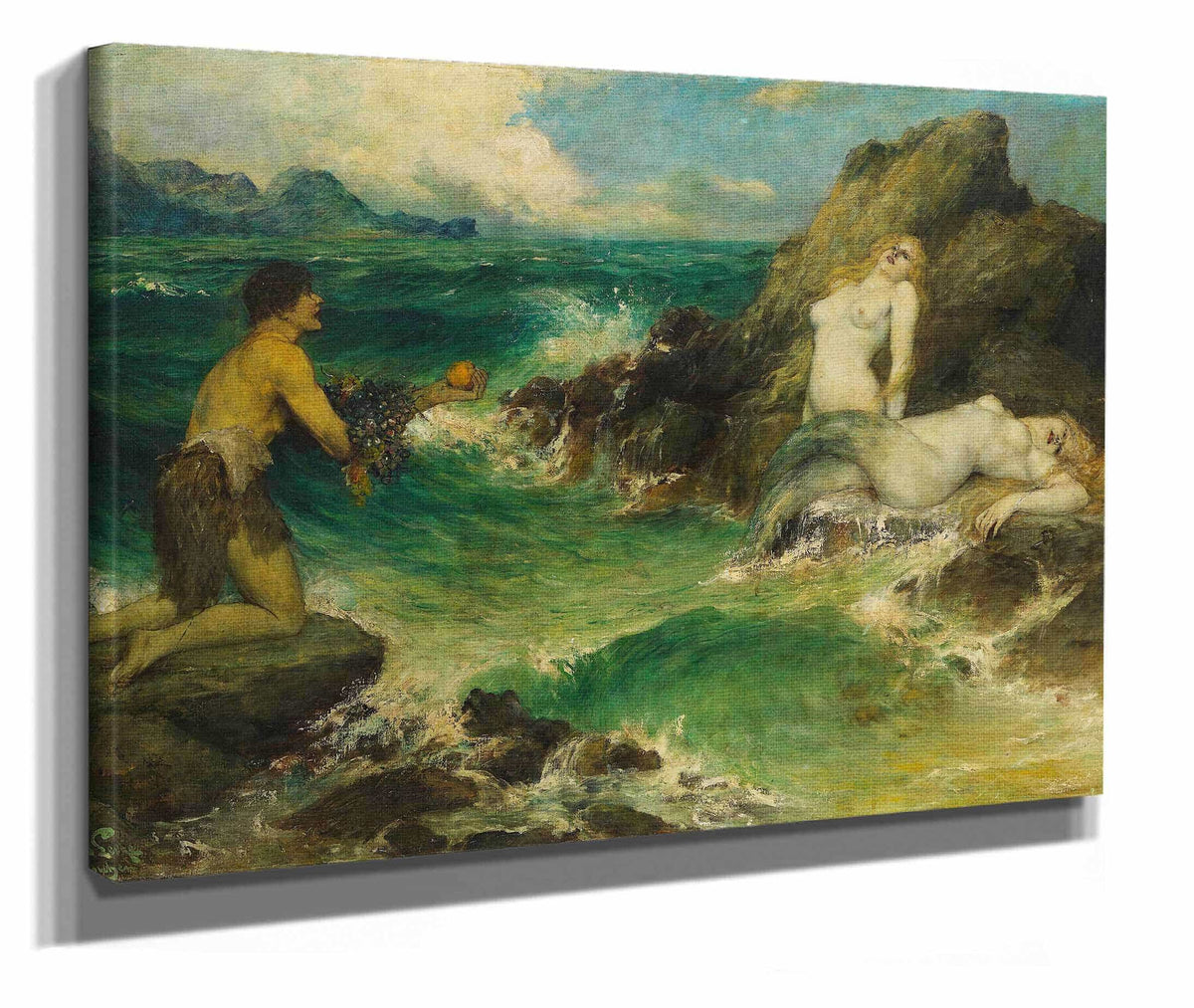 Meerjungfrauen by Ferdinand Leeke