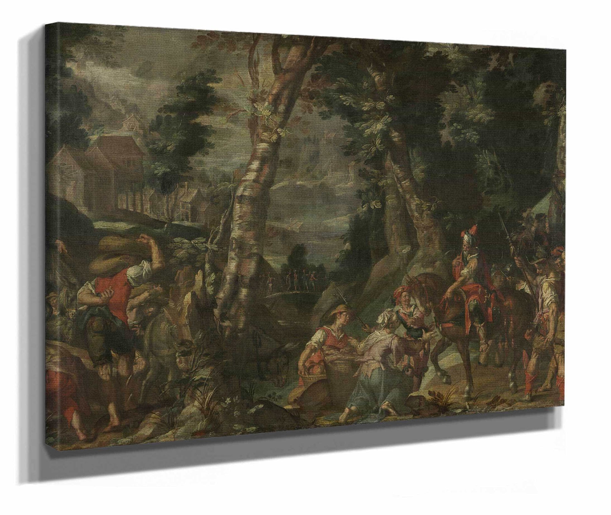 Meeting Between David And Abigail by Joachim Wtewael