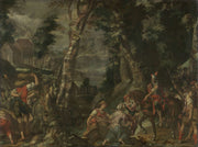 Meeting Between David And Abigail by Joachim Wtewael