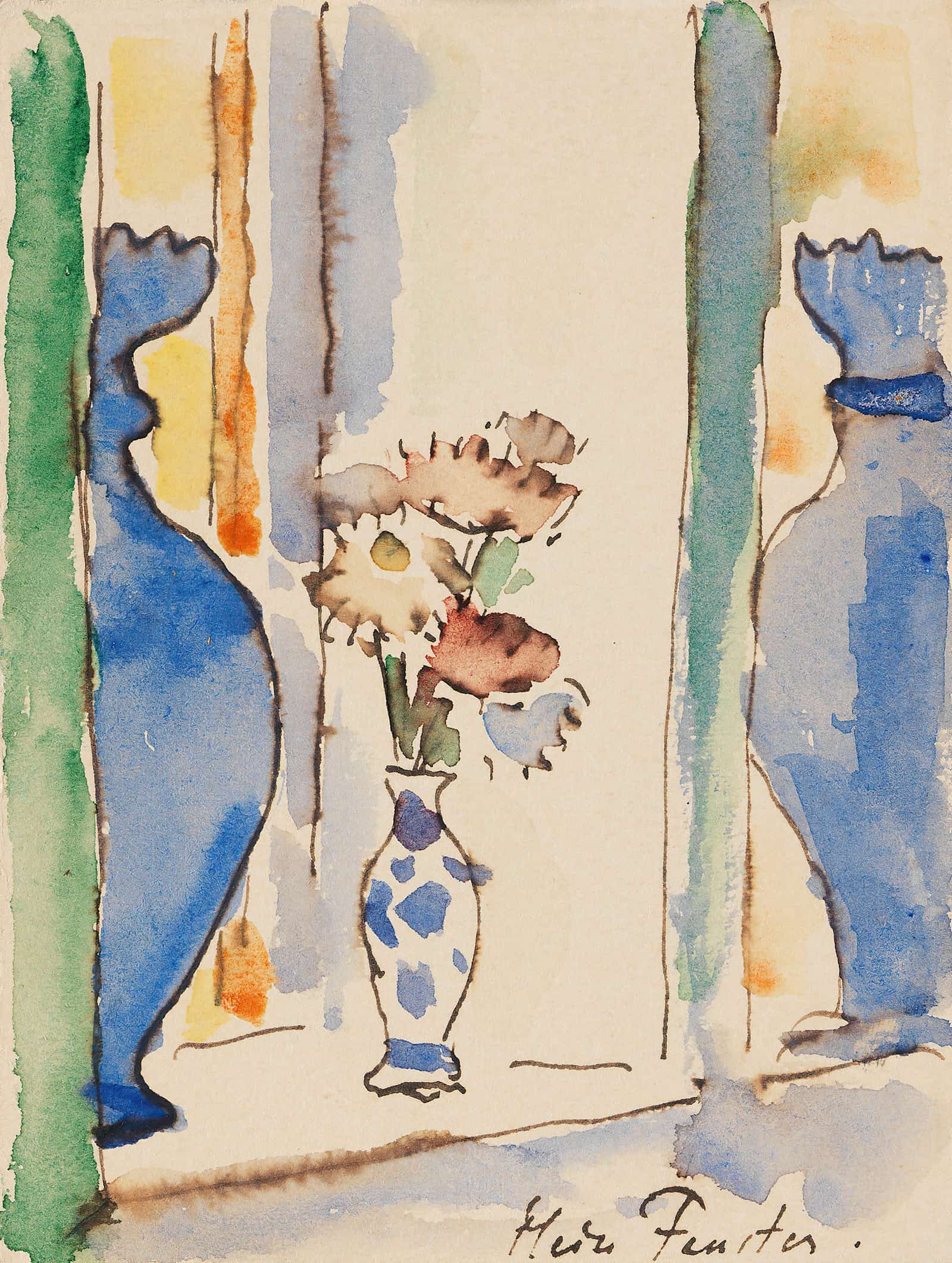Mein Fenster by Alexej Von Jawlensky