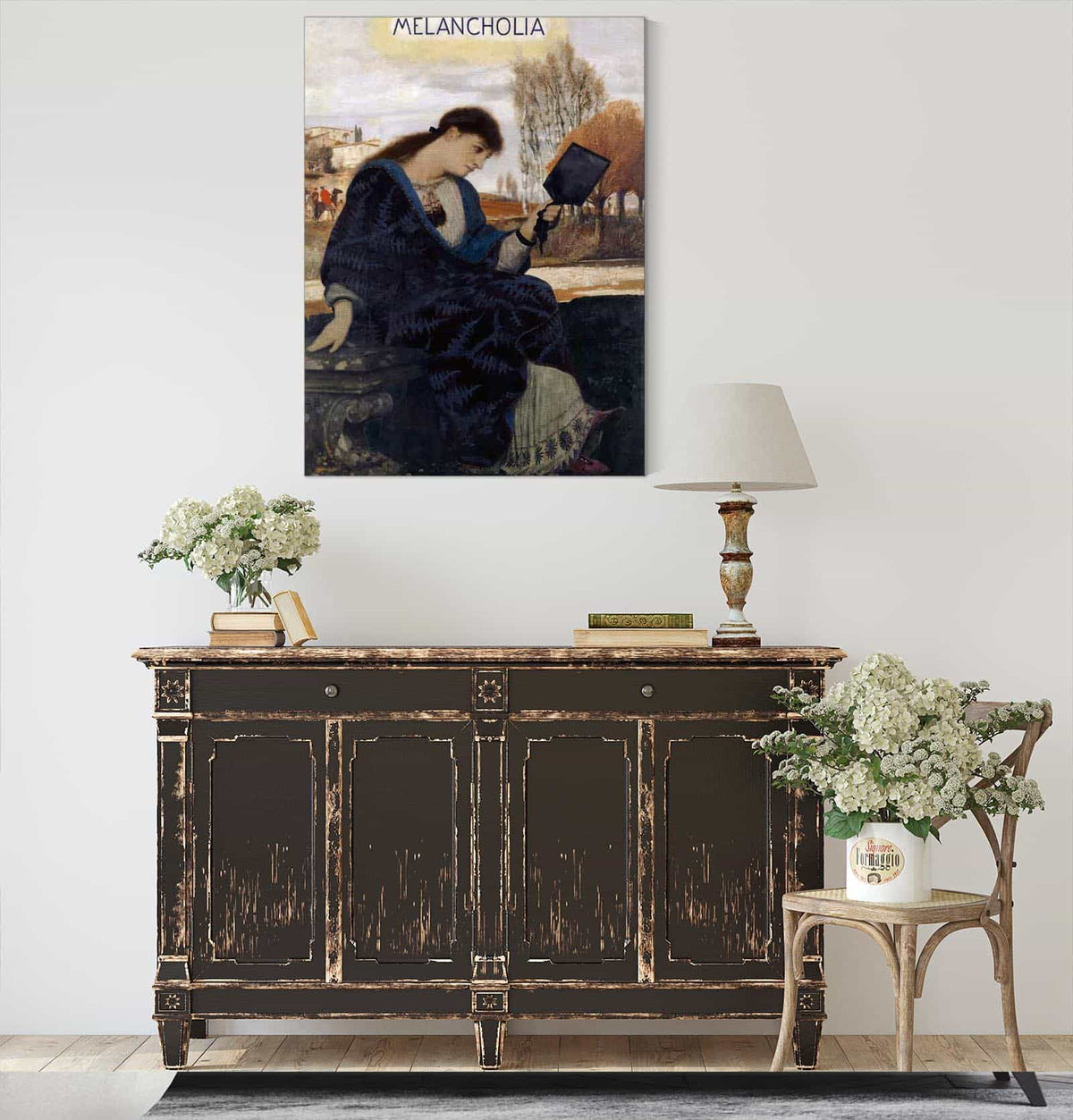 Melancholy by Arnold Bocklin