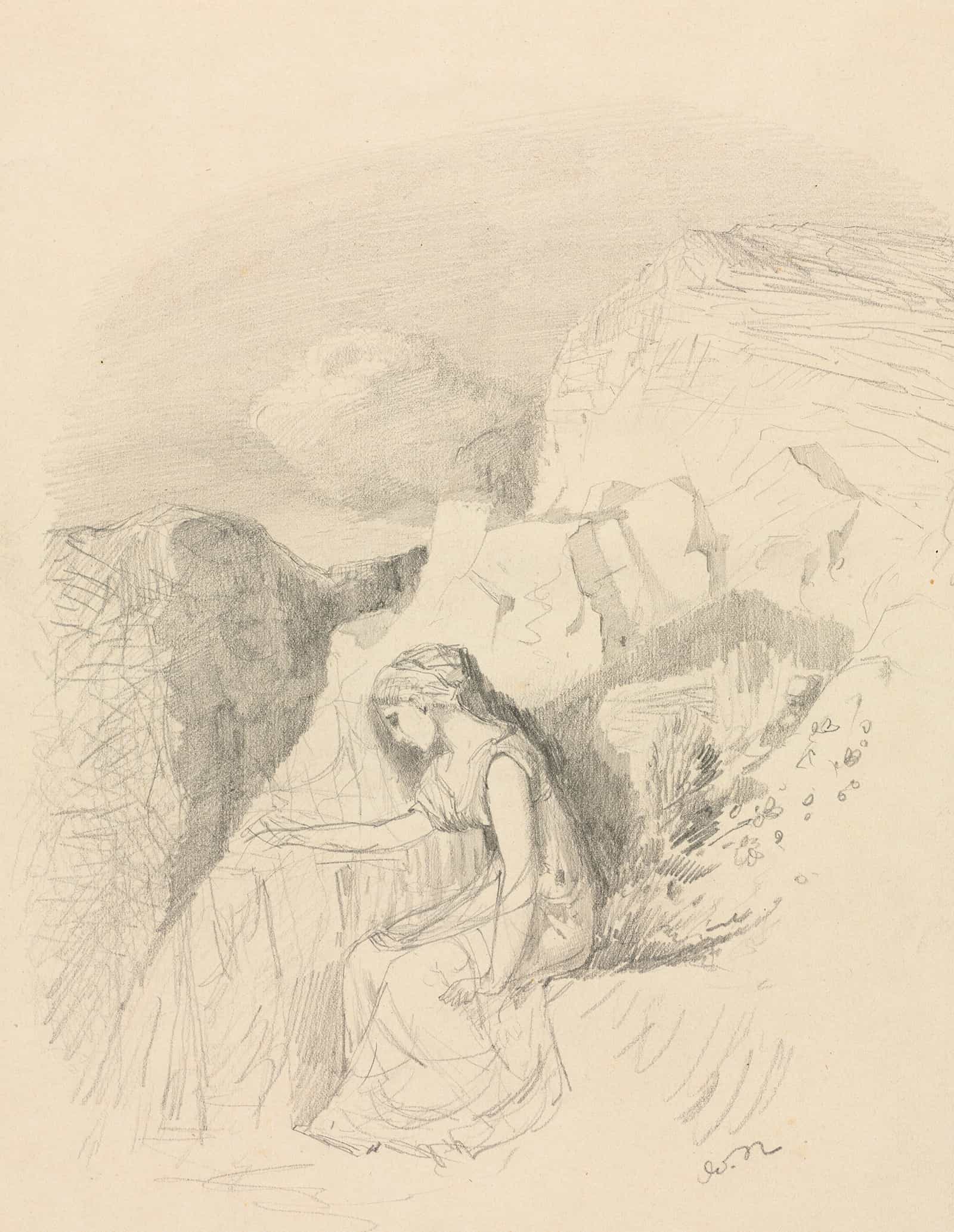 Melancholy by Odilon Redon
