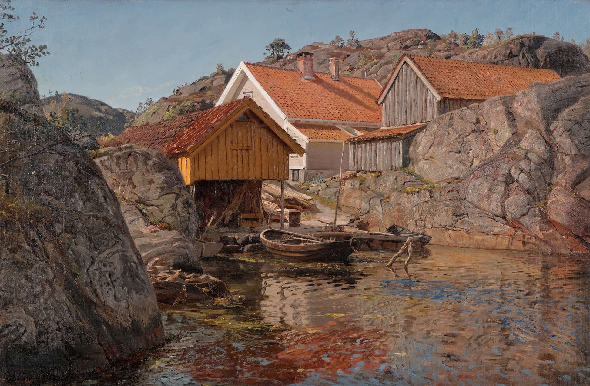 Mellom Klipper Mol Ny Hellesund by Amaldus Nielsen