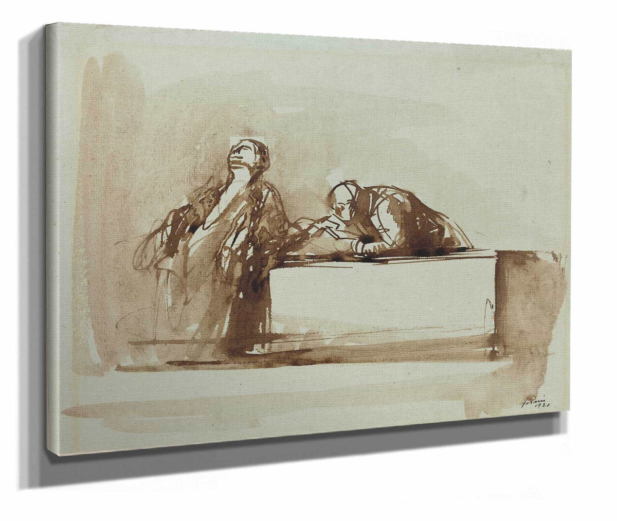 Men Of Justice by Jean Louis Forain