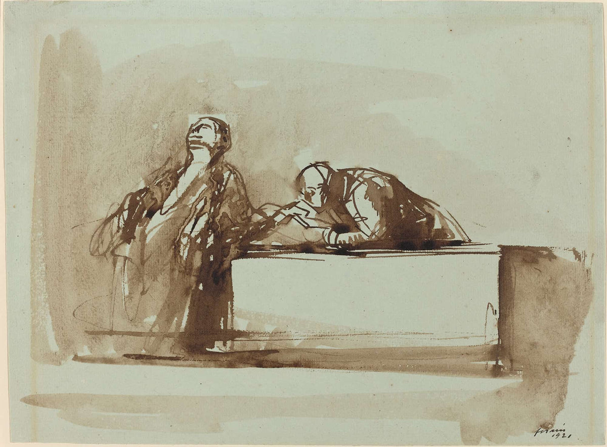 Men Of Justice by Jean Louis Forain