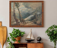 Mer De Glace In The Valley Of Chamouni Switzerland by Joseph Mallord William Turner