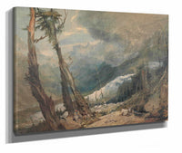 Mer De Glace In The Valley Of Chamouni Switzerland by Joseph Mallord William Turner