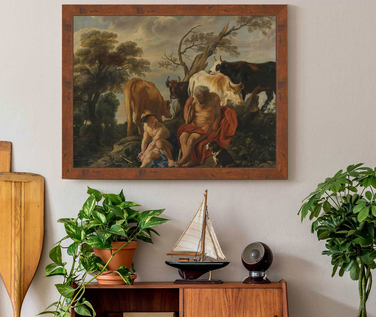 Mercury And Argus by Jacob Jordaens